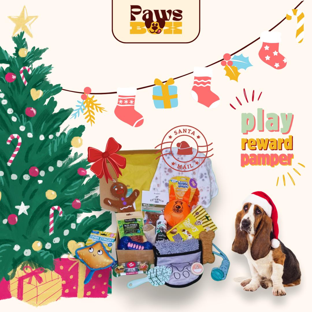 HAPPY CHRISTMAS! Dog Gift Box